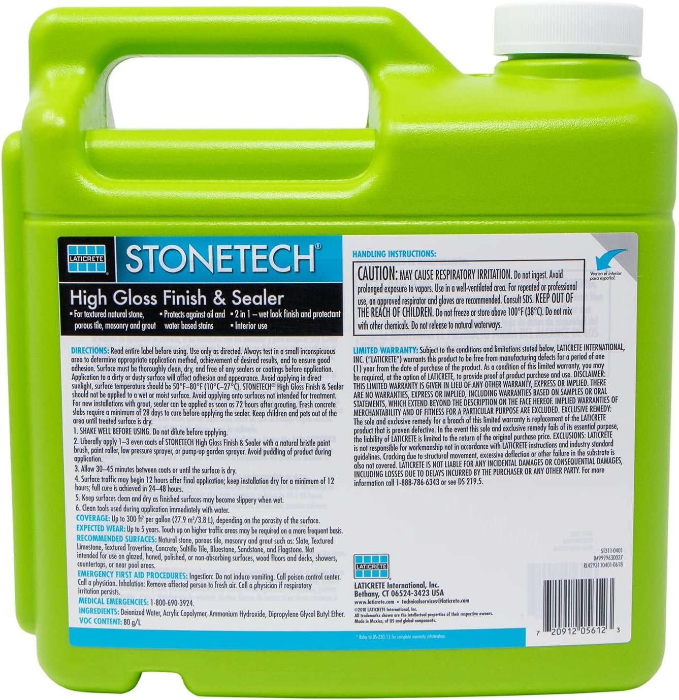 
STONETECH High Gloss Finish & Sealer, 1 Gallon (3.8L) Bottle Hover